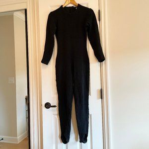 Vintage/Archive Wool Helmut Lang Catsuit Dark Grey Size S
